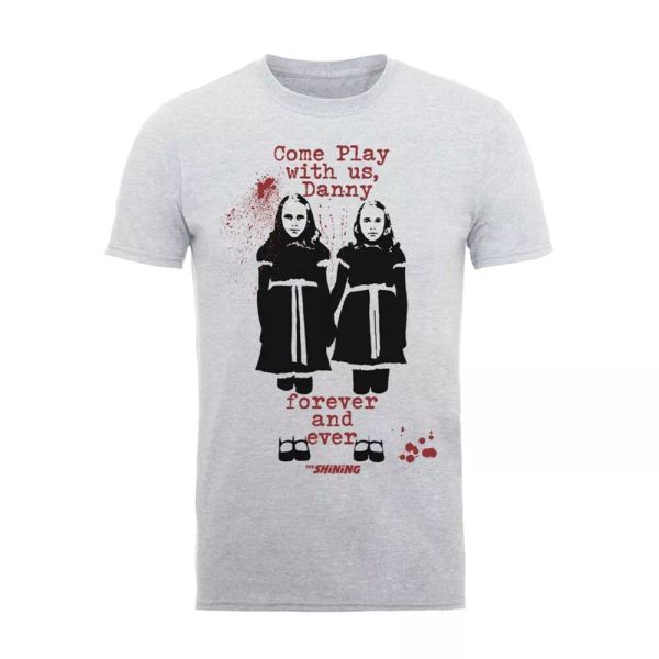 the shining come play with us official t-shirt men unisex, White;black
the shining come play with us official t-shirt men unisex, White;black
