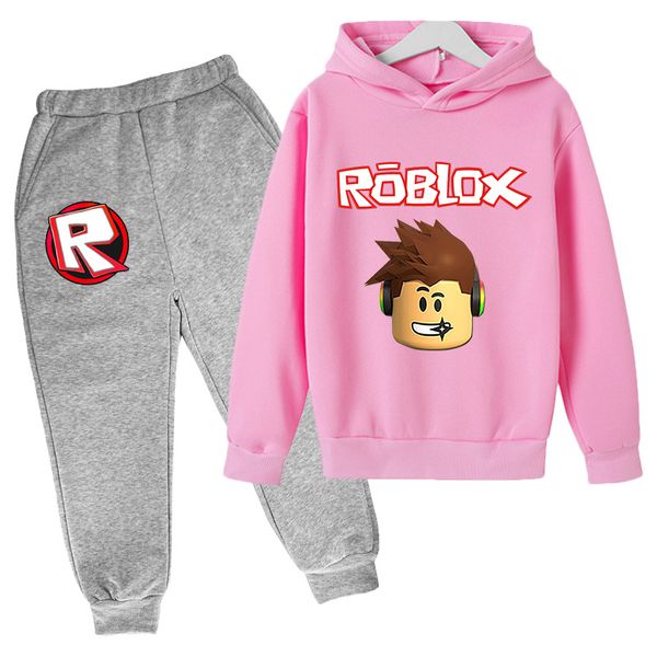 children hoodie roblox girls jogging boys cartoon sweatshirt pant children's kids clothes game hoodie pant, White
children hoodie roblox girls jogging boys cartoon sweatshirt pant children's kids clothes game hoodie pant, White