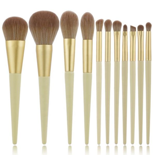 makeup brushes 2021 znybeauty 11pcs luxury yellow set powder eye shadow blending eyeliner eyelash eyebrow with private label
makeup brushes 2021 znybeauty 11pcs luxury yellow set powder eye shadow blending eyeliner eyelash eyebrow with private label