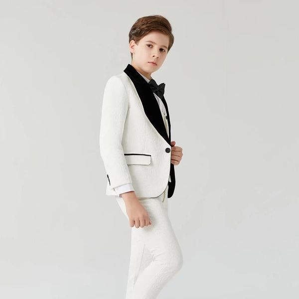 men's suits & blazers spring handsome boy formal suit for costume boys' ivory jacquard flower boys kids wedding tuxedo, White;black
men's suits & blazers spring handsome boy formal suit for costume boys' ivory jacquard flower boys kids wedding tuxedo, White;black