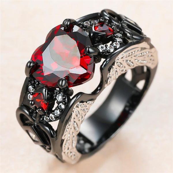 charm female red heart crystal ring vintage 14kt black gold wedding rings for women luxury angel wing zircon engagement, Slivery;golden
charm female red heart crystal ring vintage 14kt black gold wedding rings for women luxury angel wing zircon engagement, Slivery;golden