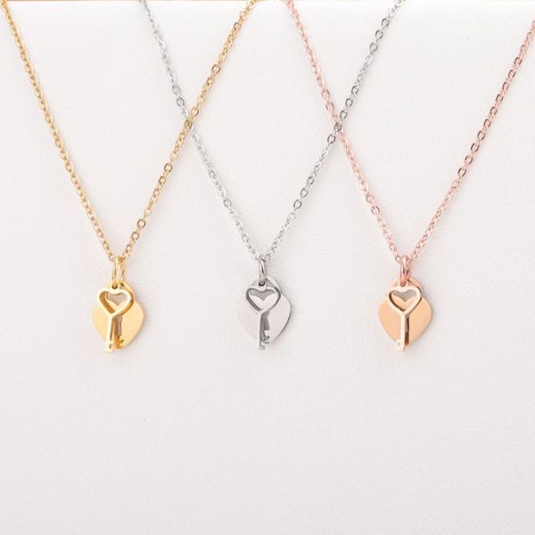 mirror stainless steel love concentric lock key necklace titanium lovers jewelry gift pendant necklaces, Silver
mirror stainless steel love concentric lock key necklace titanium lovers jewelry gift pendant necklaces, Silver