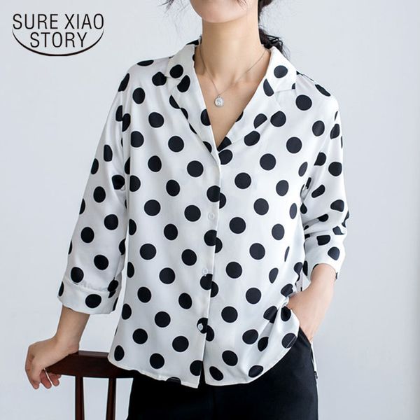 fashion womens and blouses casual loose chiffon blouse seven-quarter sleeve suit collar sweet women shirt 4652 50 210510, White
fashion womens and blouses casual loose chiffon blouse seven-quarter sleeve suit collar sweet women shirt 4652 50 210510, White
