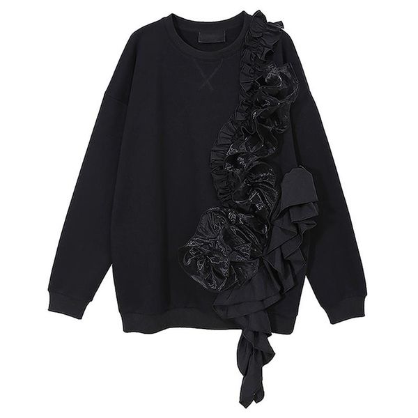 gray loose fit ruffles irregular sweatshirt round neck long sleeve women big size fashion spring autumn 2021 1dd0107 women's hoodies &, Black
gray loose fit ruffles irregular sweatshirt round neck long sleeve women big size fashion spring autumn 2021 1dd0107 women's hoodies &, Black