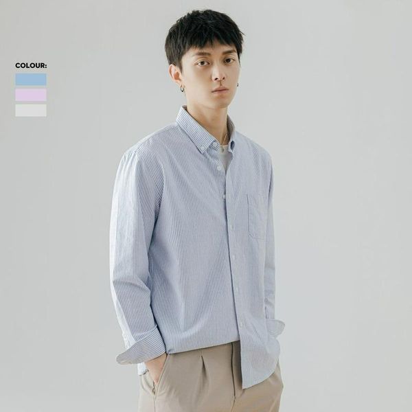 men's casual shirts 2021 spring autumn classic blue pinstripe long-sleeved shirt business formal wear cotton striped trend, White;black
men's casual shirts 2021 spring autumn classic blue pinstripe long-sleeved shirt business formal wear cotton striped trend, White;black