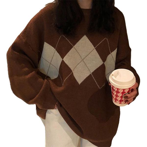 women's sweaters knitted sweater fashion women oversized pullovers ladies winter loose korean college style jumper sueter mujer, White;black
women's sweaters knitted sweater fashion women oversized pullovers ladies winter loose korean college style jumper sueter mujer, White;black