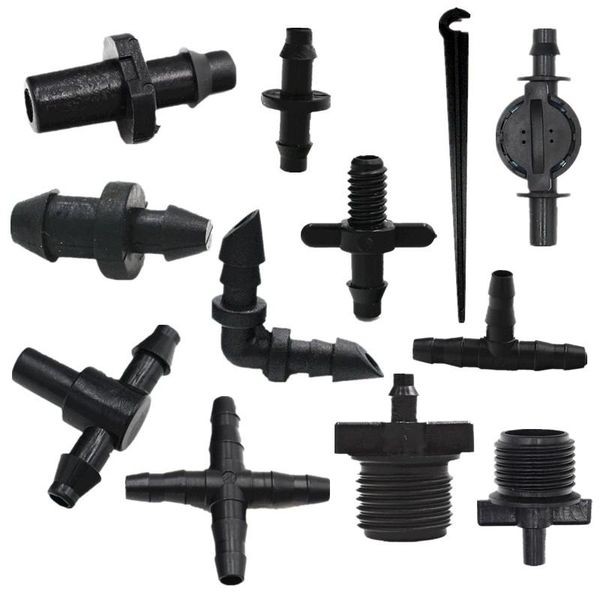 watering equipments 100-200pcs 1/4"microtubing connector end plug barbed tee cross elbow antileak garden sprinkler irrigation drip fitt
watering equipments 100-200pcs 1/4"microtubing connector end plug barbed tee cross elbow antileak garden sprinkler irrigation drip fitt