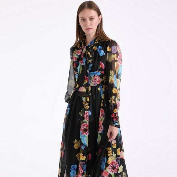 casual dresses black chiffon print red floral bowtie collar dress women robe 20 summer long beach plus size fairy slim fit, Black;gray
casual dresses black chiffon print red floral bowtie collar dress women robe 20 summer long beach plus size fairy slim fit, Black;gray