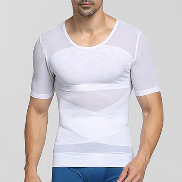 men's body shapers men gynecomastia chest shaper slimming t-shirt waist abdomen control big belly trimmer undershirt compression, Black;brown
men's body shapers men gynecomastia chest shaper slimming t-shirt waist abdomen control big belly trimmer undershirt compression, Black;brown