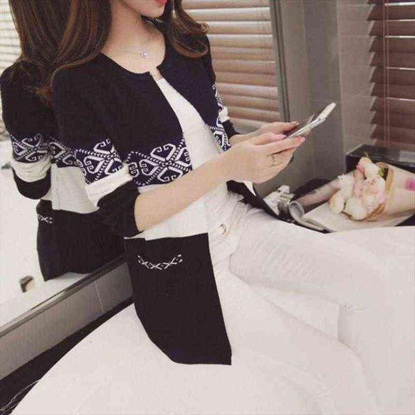 women knitted cardigan coat womens sweaters feminine clothes long sleeve warm jacket korean style autumn winter, White;black
women knitted cardigan coat womens sweaters feminine clothes long sleeve warm jacket korean style autumn winter, White;black