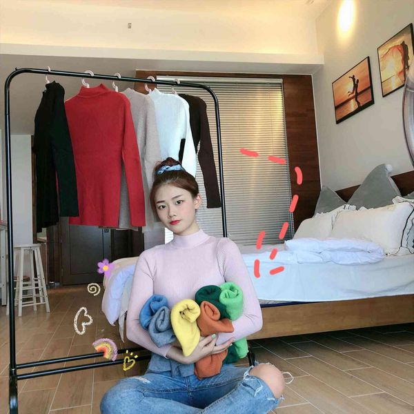 fine knit spring autumn womens sweaters women long sleeve ribbed neck stretch pull korean pullover clothes clothing jumper, White;black
fine knit spring autumn womens sweaters women long sleeve ribbed neck stretch pull korean pullover clothes clothing jumper, White;black