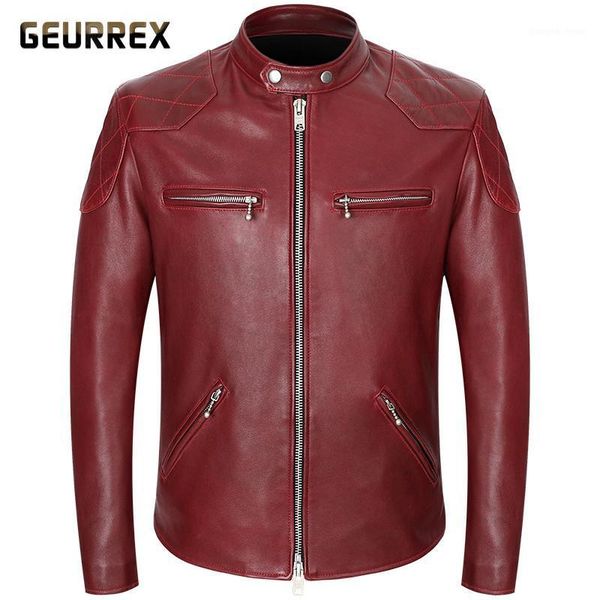 slim fit motor biker genuine jacket real sheepskin leather fashion clothing men brand zipper smart motorcycle coat thin men's & faux, Black
slim fit motor biker genuine jacket real sheepskin leather fashion clothing men brand zipper smart motorcycle coat thin men's & faux, Black