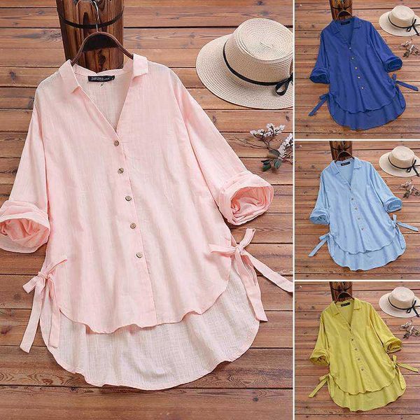women's blouses & shirts blouses autumn blouse fashion button casual long sleeve v neck tunic female irregular blusa chemis 8d8z, White
women's blouses & shirts blouses autumn blouse fashion button casual long sleeve v neck tunic female irregular blusa chemis 8d8z, White