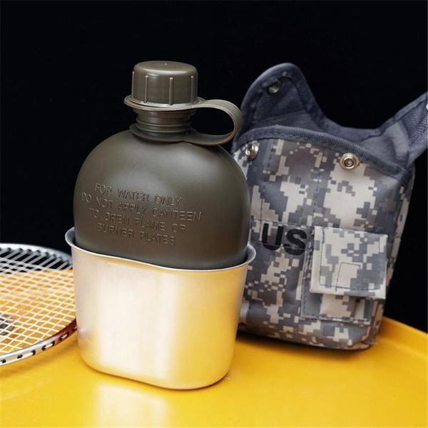 heavy cover army water bottle aluminum cooking cup military canteen camping hiking survival kettle outdoor tableware bags
heavy cover army water bottle aluminum cooking cup military canteen camping hiking survival kettle outdoor tableware bags