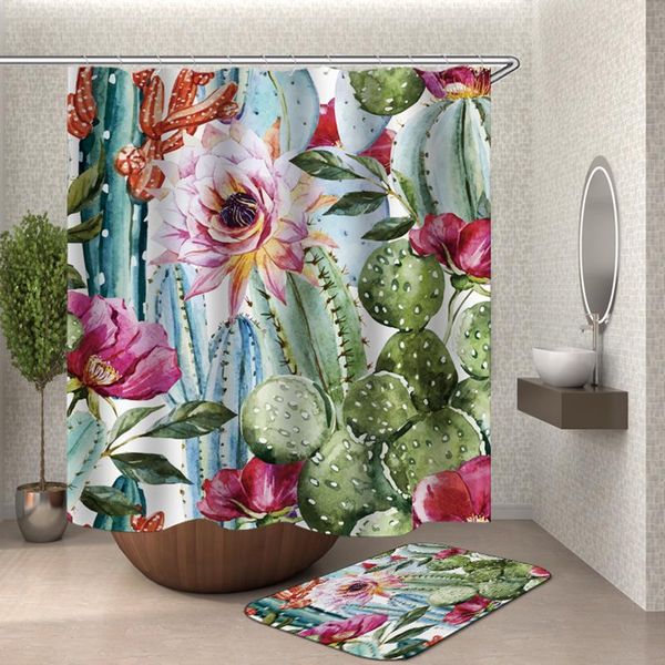 cactus flower shower curtain polyester waterproof bathroom toilet bath douchgordijn curtains
cactus flower shower curtain polyester waterproof bathroom toilet bath douchgordijn curtains