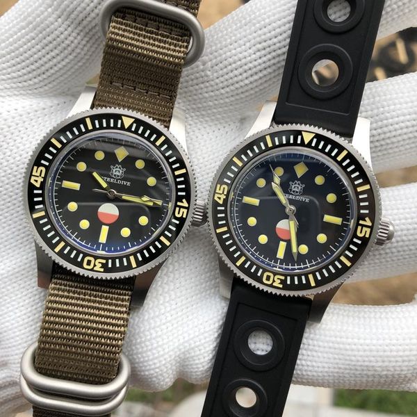wristwatches diving steeldive japan nh35 automatic movement watch men mechanical sapphire super luminous swimming sport fashion, Slivery;brown
wristwatches diving steeldive japan nh35 automatic movement watch men mechanical sapphire super luminous swimming sport fashion, Slivery;brown
