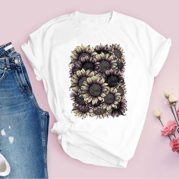 graphic flower floral fashion women t shirt short sleeve 90s printing tees print clothing female womens, White
graphic flower floral fashion women t shirt short sleeve 90s printing tees print clothing female womens, White