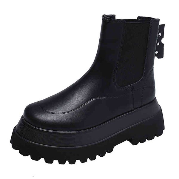 dress shoes new pu leather chelsea women boots slip on winter autumn ankle female thick platform booties chunky heel botas ag6c, Black
dress shoes new pu leather chelsea women boots slip on winter autumn ankle female thick platform booties chunky heel botas ag6c, Black