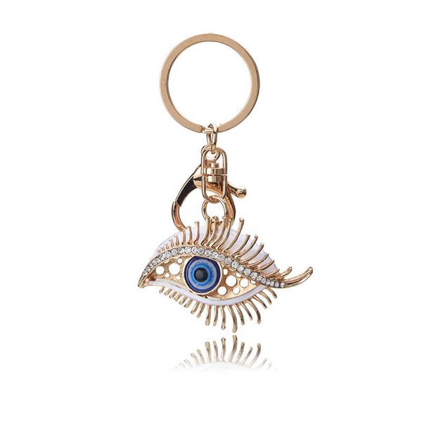 keychains evil eye white alloy blue keychain trendy metal key chain for woman man, Silver
keychains evil eye white alloy blue keychain trendy metal key chain for woman man, Silver