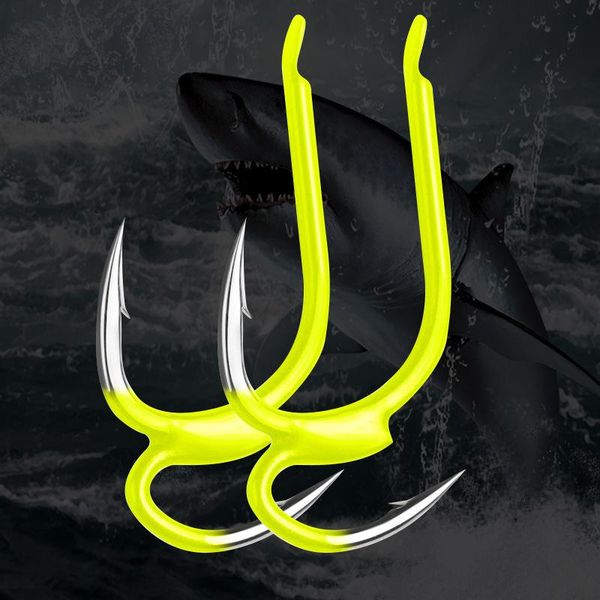 10pcs fishing hook yellow high-carbon steel two strength tip sharp fighting with barbed fish gear for sea pesca hooks
10pcs fishing hook yellow high-carbon steel two strength tip sharp fighting with barbed fish gear for sea pesca hooks