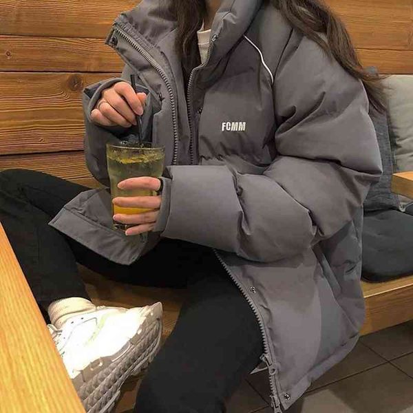 korea chao brand fcmm short down cotton jacket xu mengjie with stand collar loose thickened bread jacket women's winter, Black
korea chao brand fcmm short down cotton jacket xu mengjie with stand collar loose thickened bread jacket women's winter, Black