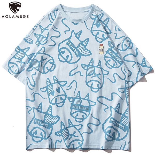 men's polos aolamegs handsome men cartoon cow graphic printing shirt casual summer cozy t couple harajuku all the fashion games street, White;black
men's polos aolamegs handsome men cartoon cow graphic printing shirt casual summer cozy t couple harajuku all the fashion games street, White;black