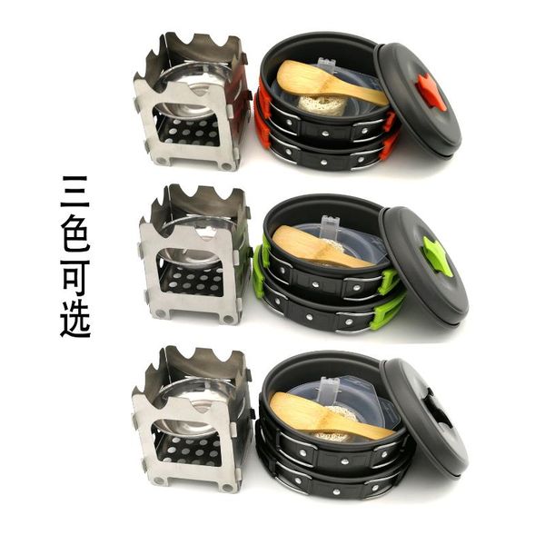 camp kitchen outdoor portable camping set with wood stove 1-2 people picnic barbecue pot
camp kitchen outdoor portable camping set with wood stove 1-2 people picnic barbecue pot