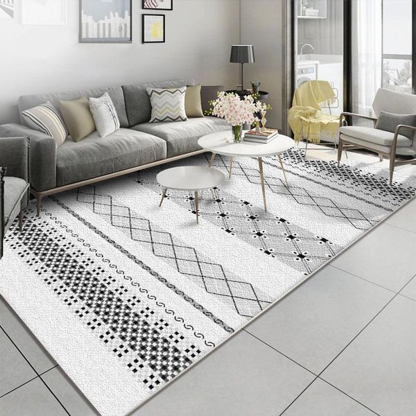 carpets real time-limited simple black and white gray bohemian geometric ethnic style bedroom living room short customization floor
carpets real time-limited simple black and white gray bohemian geometric ethnic style bedroom living room short customization floor