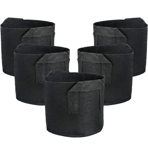 planters & pots fabric container, 5 pack 3 gallon plant grow bags, containers with strap handles for potato, flower, home gardening
planters & pots fabric container, 5 pack 3 gallon plant grow bags, containers with strap handles for potato, flower, home gardening