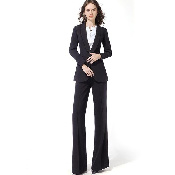 women's two piece pants professional suit two-piece slim ladies office jacket casual trousers woman blazers set, White
women's two piece pants professional suit two-piece slim ladies office jacket casual trousers woman blazers set, White