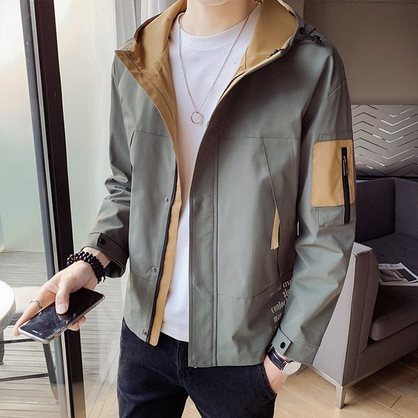 et menswear 2021 spring and autumn korean fashion mens loose casual hooded et, Black;brown
et menswear 2021 spring and autumn korean fashion mens loose casual hooded et, Black;brown