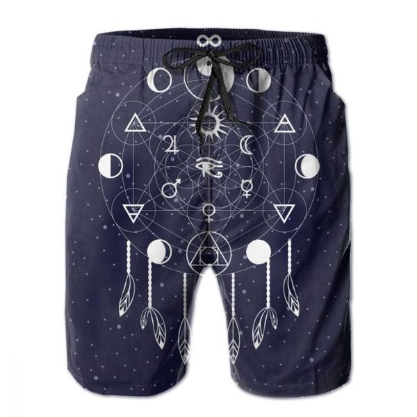 men beach shorts quick-drying swimming trunks dreams catcher with ying yang and eye of horus swimsuit beachwear bathing men's, White;black
men beach shorts quick-drying swimming trunks dreams catcher with ying yang and eye of horus swimsuit beachwear bathing men's, White;black