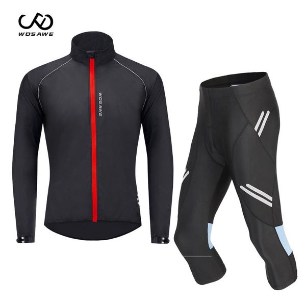 racing sets wosawe cycling jacket set men tight breathable road bike ciclismo pants reflective waterproof ching, Black;blue
racing sets wosawe cycling jacket set men tight breathable road bike ciclismo pants reflective waterproof ching, Black;blue