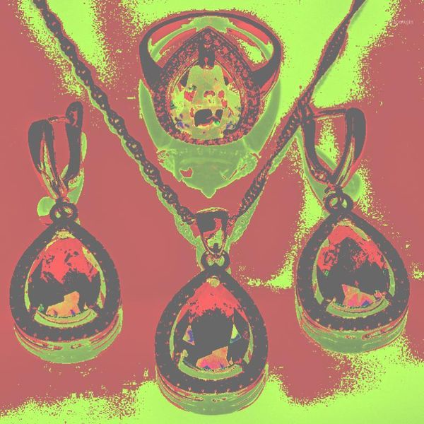 earrings & necklace water drop red zirconia silver color jewelry sets for women pendant rings brithday gift qz0568
earrings & necklace water drop red zirconia silver color jewelry sets for women pendant rings brithday gift qz0568