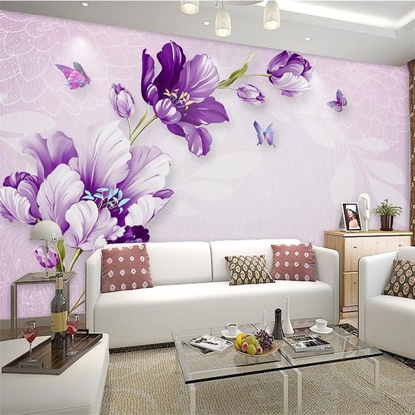 wallpapers customized wallpaper 3d purple beautiful flower petal mural fashion living room bedroom tv background wall decorative painting
wallpapers customized wallpaper 3d purple beautiful flower petal mural fashion living room bedroom tv background wall decorative painting
