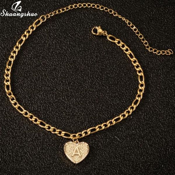 anklets 26 a-z letter for women gold jewelry stainless steel small heart initail leg chain anklet alphabet bracelet femme gifts, Red;blue
anklets 26 a-z letter for women gold jewelry stainless steel small heart initail leg chain anklet alphabet bracelet femme gifts, Red;blue