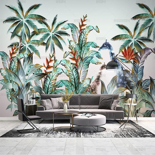 wallpapers small fresh light luxury wallpaper forest of tropical plants in northern europe giraffe tv living room background wall painting
wallpapers small fresh light luxury wallpaper forest of tropical plants in northern europe giraffe tv living room background wall painting