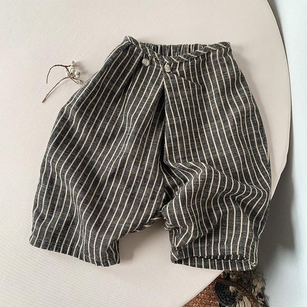 trousers vertical striped cotton linen pants for boys and girls wear loose wide leg, Blue
trousers vertical striped cotton linen pants for boys and girls wear loose wide leg, Blue