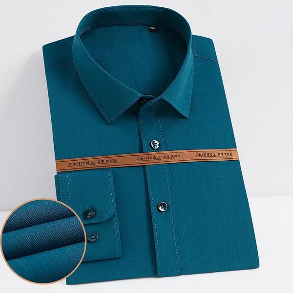 men's casual shirts bamboo fiber non-iron formal work shirt color soft cozy thin business no pockets long-sleeved men, White;black
men's casual shirts bamboo fiber non-iron formal work shirt color soft cozy thin business no pockets long-sleeved men, White;black
