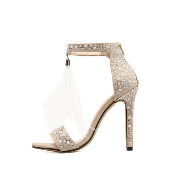 elegant woman wedding sandals crystal ankle strap pumps fringe peep toe thin high heels shoes sandalias de verano para mujer, Black
elegant woman wedding sandals crystal ankle strap pumps fringe peep toe thin high heels shoes sandalias de verano para mujer, Black