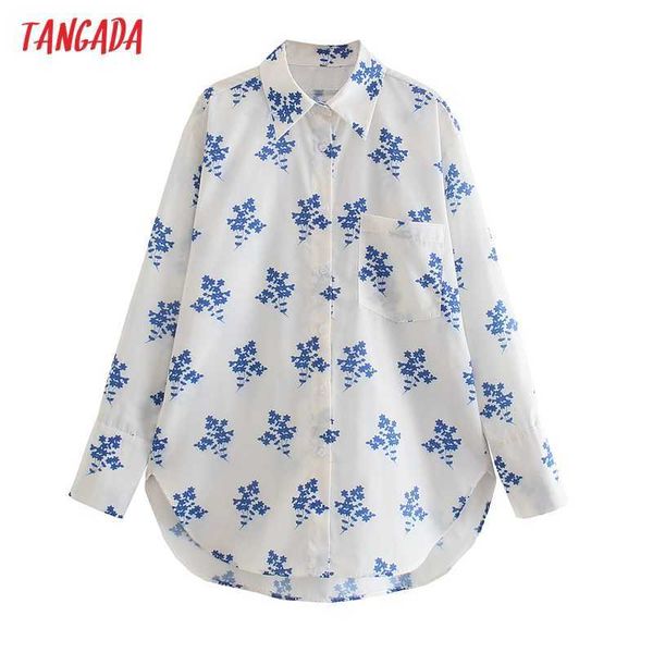 tangada women vintage flowers print shirt long sleeve spring chic female casual loose shirt 5z54 210609, White
tangada women vintage flowers print shirt long sleeve spring chic female casual loose shirt 5z54 210609, White