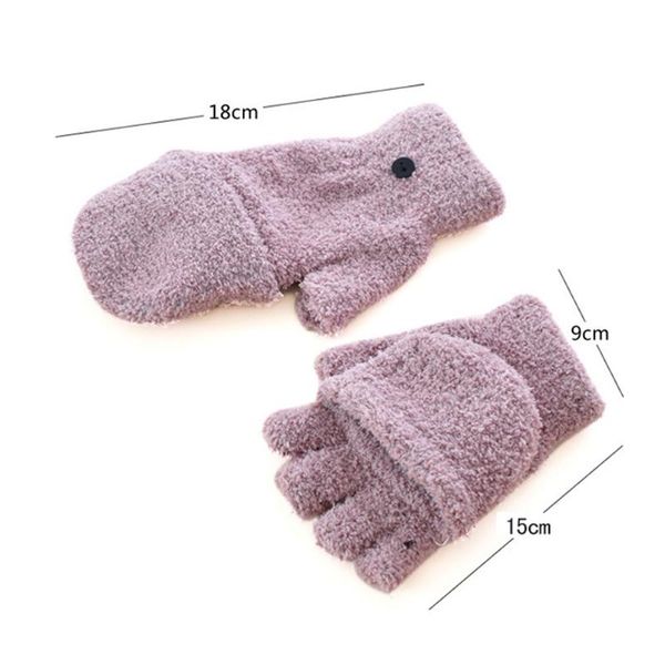 fingerless gloves coral velvet flip covers half finger women girls winter warm 2021 fleece, Blue;gray
fingerless gloves coral velvet flip covers half finger women girls winter warm 2021 fleece, Blue;gray