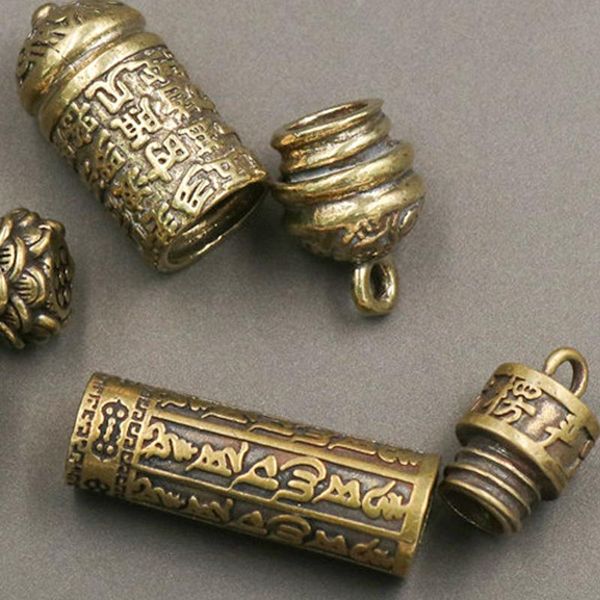 charms do old brass six-character mantra tibetan heart sutra tube charm buddhism necklace pendant accessories religious jewelry, Bronze;silver
charms do old brass six-character mantra tibetan heart sutra tube charm buddhism necklace pendant accessories religious jewelry, Bronze;silver