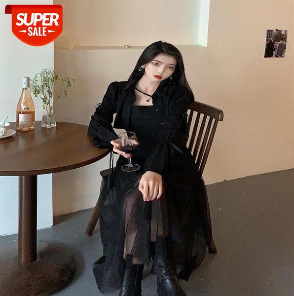 joeyjoy jiuyi spring women's dress little black french two-piece #gg1u 
joeyjoy jiuyi spring women's dress little black french two-piece #gg1u