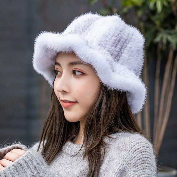 wide brim hats 2021 brand genuine real natural knitted hat women's hand fashion winter warm headwear, Blue;gray
wide brim hats 2021 brand genuine real natural knitted hat women's hand fashion winter warm headwear, Blue;gray