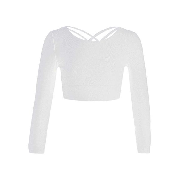 yoga outfit kids girls pure color round neck long sleeves criss cross open back crop sport for active workout gym dance sports shirts
yoga outfit kids girls pure color round neck long sleeves criss cross open back crop sport for active workout gym dance sports shirts