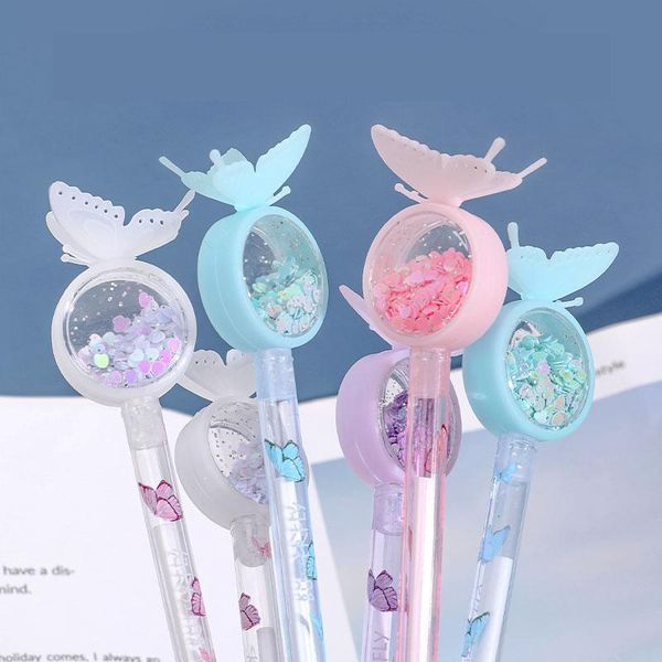 gel pens kawaii butterfly sequins pen cute 0.5mm black ink neutral school writing supplies promotional gift
gel pens kawaii butterfly sequins pen cute 0.5mm black ink neutral school writing supplies promotional gift