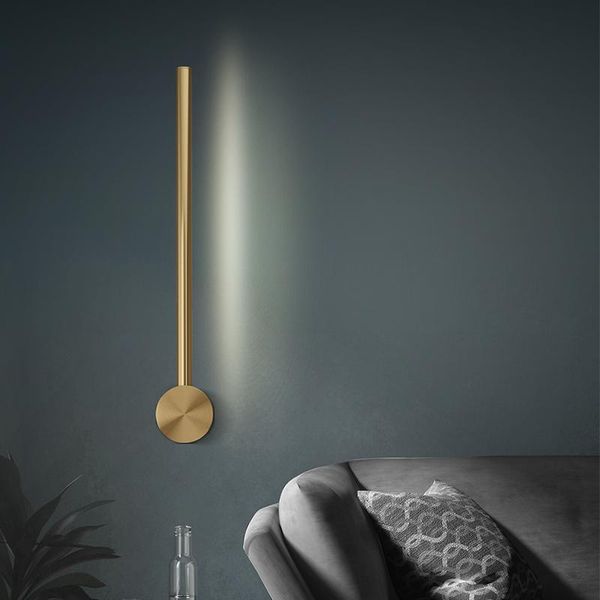 wall lamp minimalist stylish light modern for living room bedroom creative corridor aisle copper golden led nordic personality 
wall lamp minimalist stylish light modern for living room bedroom creative corridor aisle copper golden led nordic personality