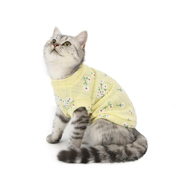 cat costumes cute clothes floral ropa para gatos small pet clothing spring autumn vest festival t shirt outfits for kitten
cat costumes cute clothes floral ropa para gatos small pet clothing spring autumn vest festival t shirt outfits for kitten
