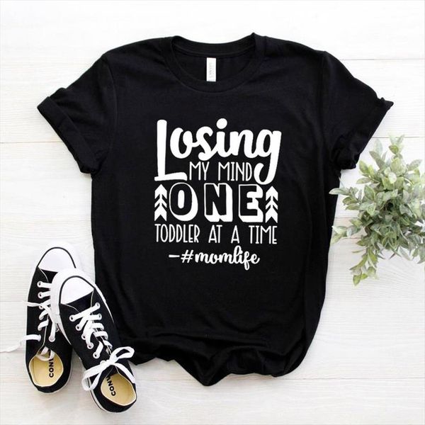 losing my mind print womens t shirts short sleeve o neck loose ladies causal tee, White
losing my mind print womens t shirts short sleeve o neck loose ladies causal tee, White